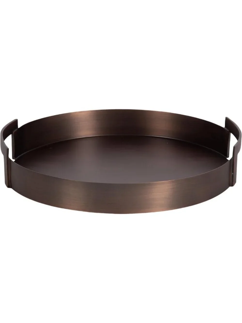 Transitional Metal Round Tray - 15